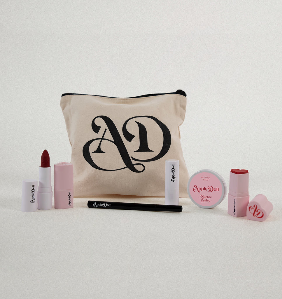 Canvas Makeup Bag - D –